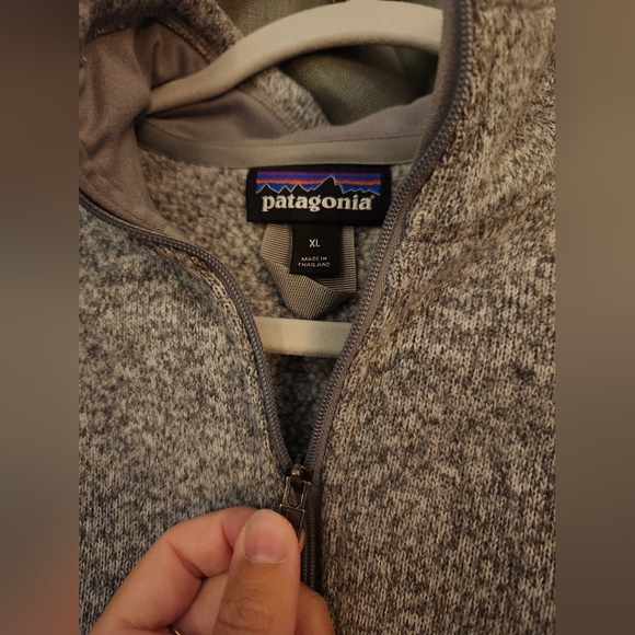 Patagonia Gray 1/4-Zip Fleece Sweater - Picture 7 of 7